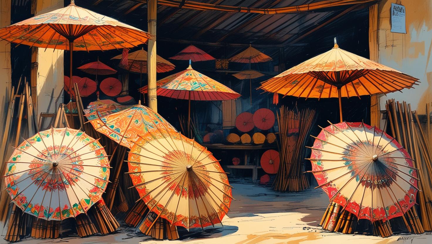 Payung Lukis Juwiring